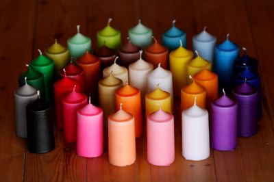 Colour Range Candles